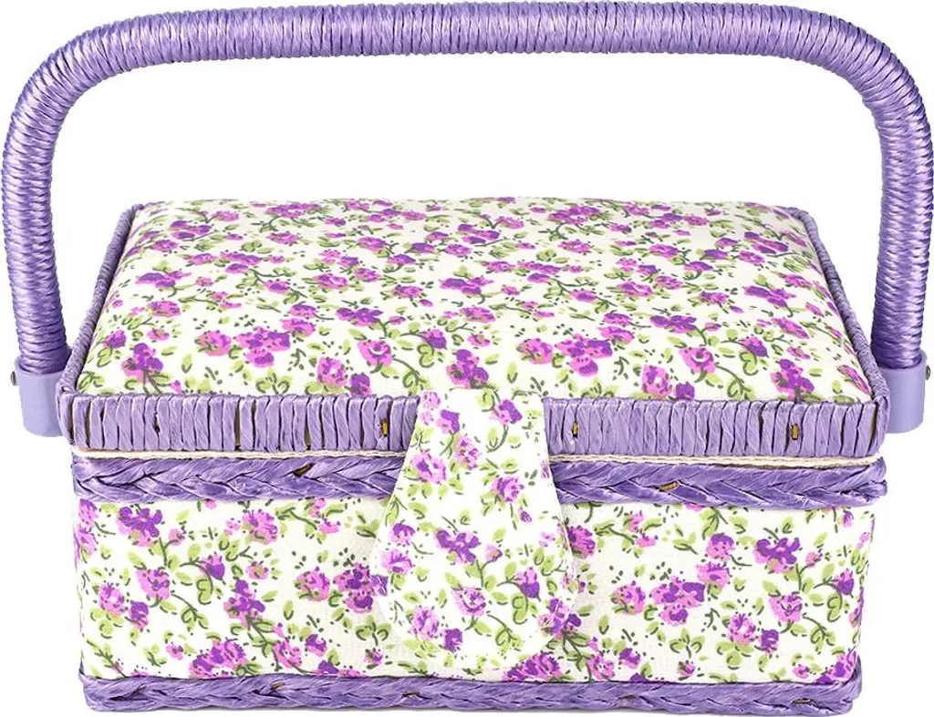Organiseur de couture anti-poussière floral pour ranger vos accessoires