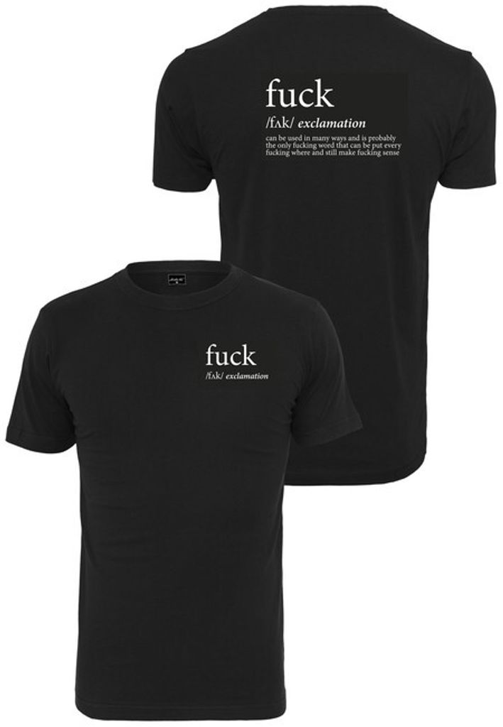 Mister Tee T-Shirt FCK Tee Noir-M Image du produit 