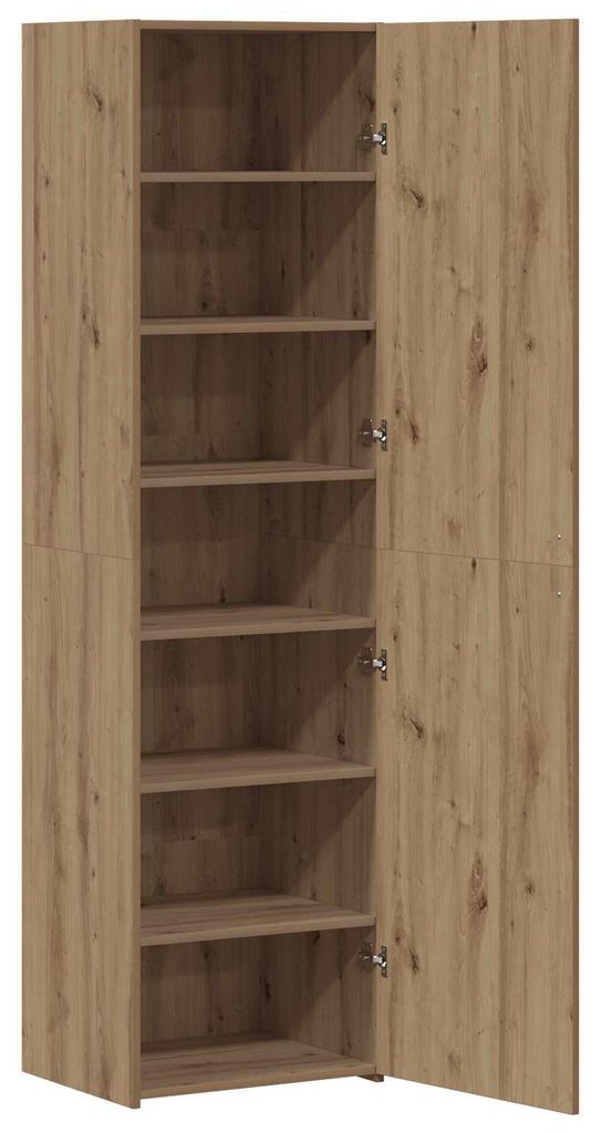 Highboard 2 pcs Artisan-Eiche 50 x 42,5 x 185 cm