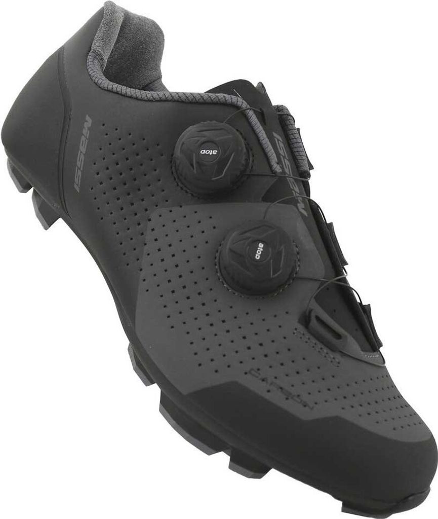 Massi Proteam Carbon Mtb-schuhe Schwarz EU 43 Mann Schwarz EU 43
