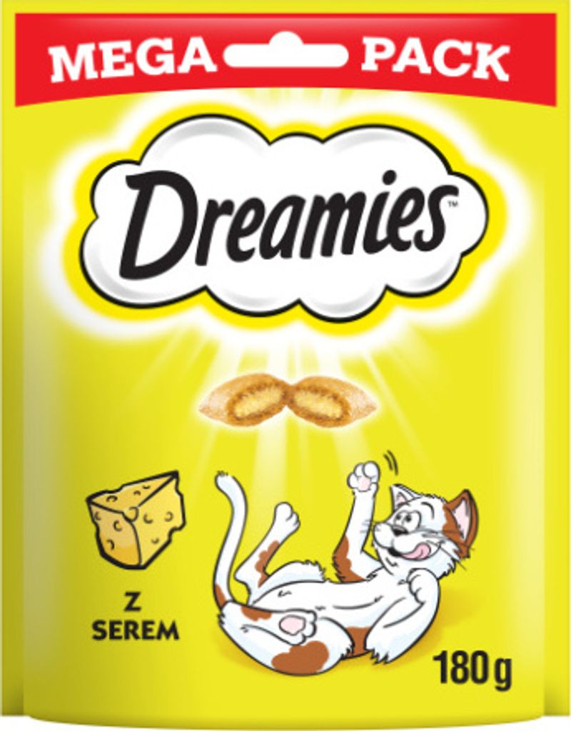 Dreamies Classic Cat Snacks mit Käse, Mega Pack - Produktbild 