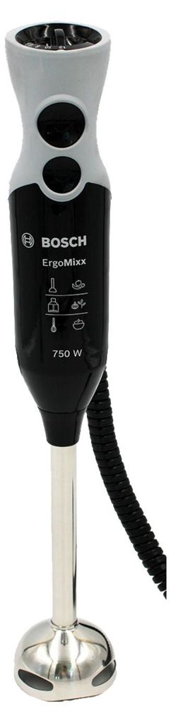 A Bosch hand blender is shown against a white background.