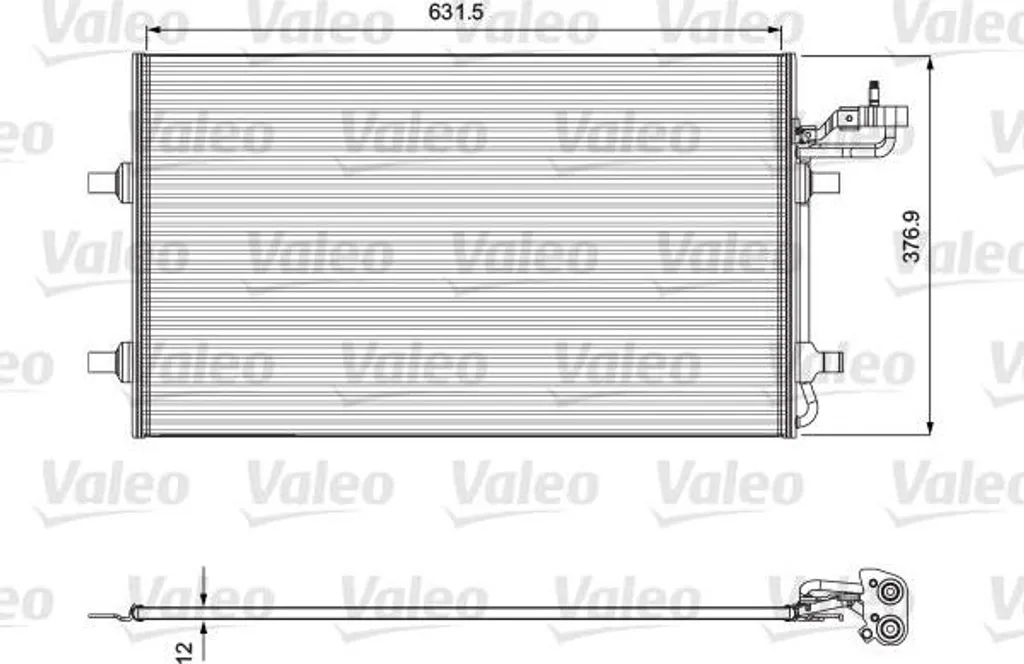Retrouvez du frais avec le condensateur clim Valeo 814323 Volvo C30 S40 V50