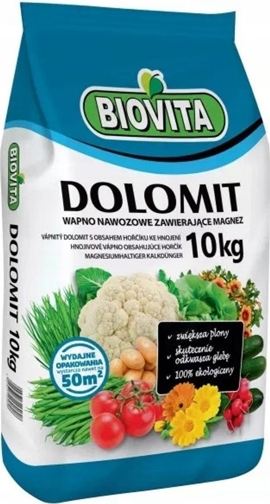 BIOVITA dolomitové vápenaté a horčíkové hnojivo Ekohnojivo Obrázok produktu 2