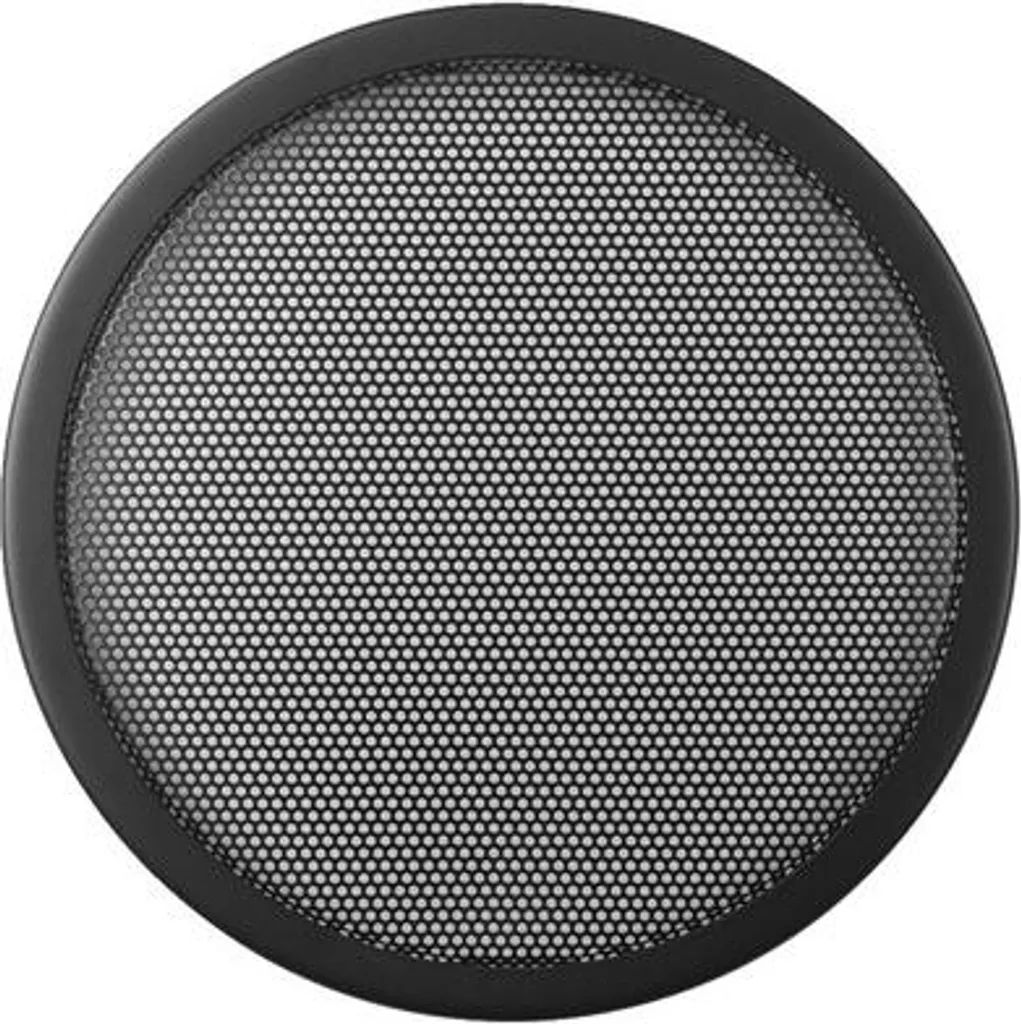 Grille de protection haut-parleur 200mm Monacor SG-200 noir mat