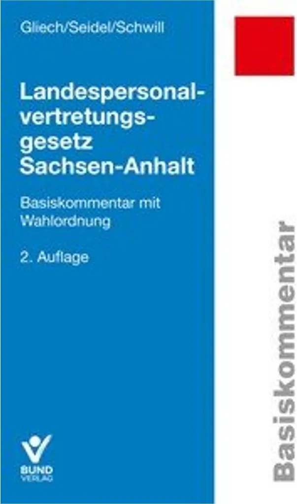 Loi LPersVG de Saxe-Anhalt texte juridique allemand officiel