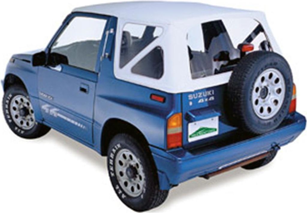 Verdeck Softtop Ersatzverdeck Hülle klare Scheiben Suzuki Vitara 88-94