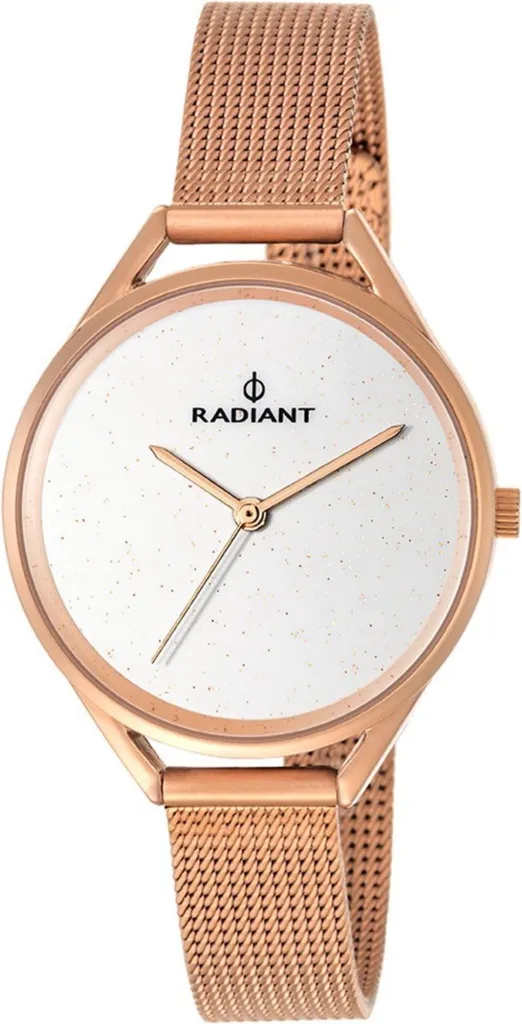 Radiant RA432204 Watch: Orologio Donna Rose Gold Mesh White Dial