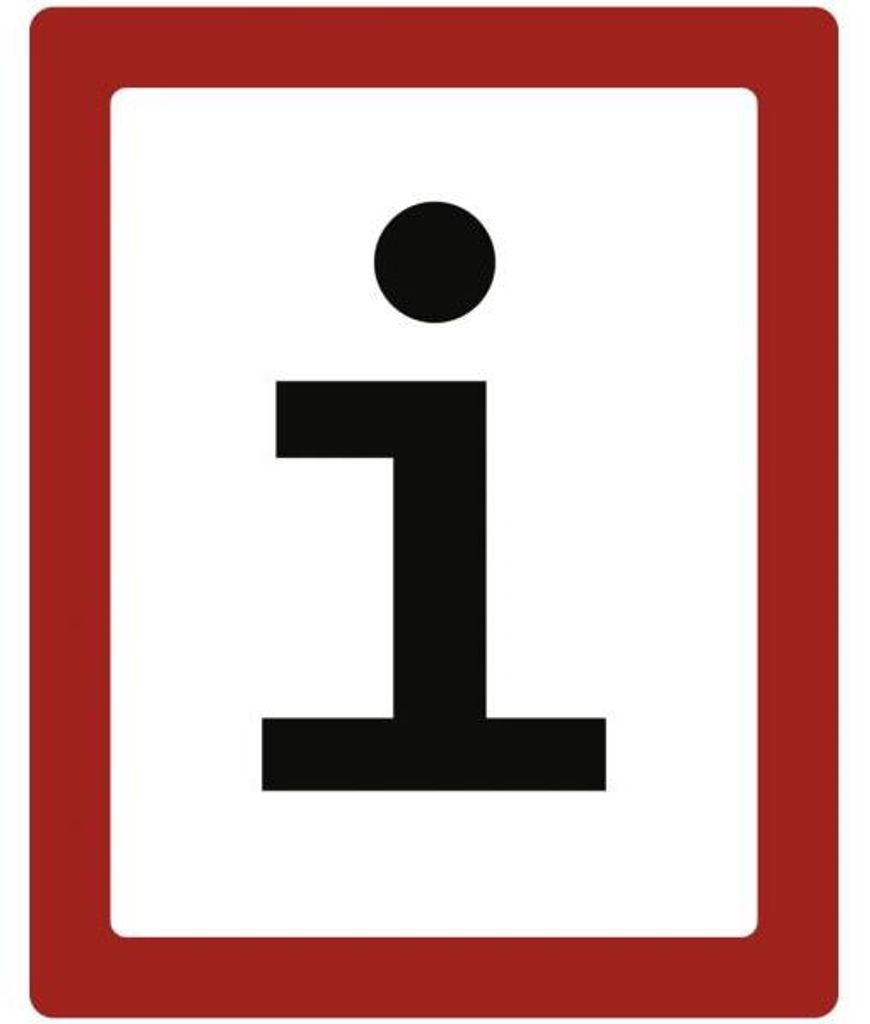 Dreifke Aufkleber Brandschutzschild Hinweisschild auf Information für die Fe...