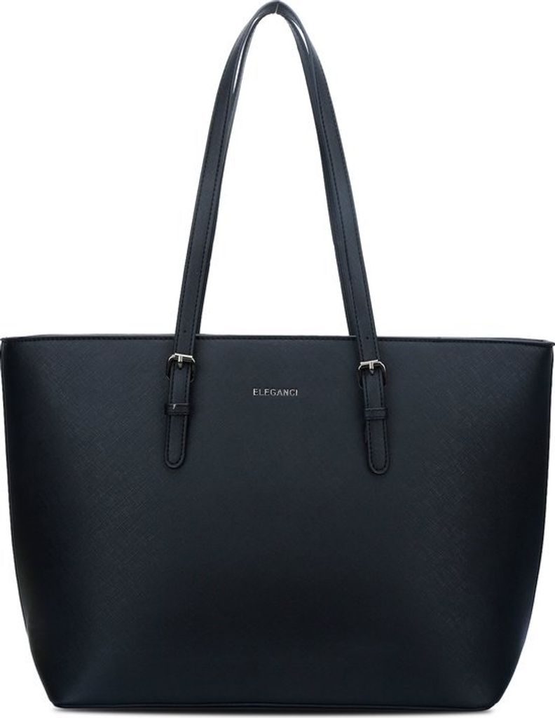 Eleganci Damen Shopper Tasche mit Reißverschluss – Produktbild 