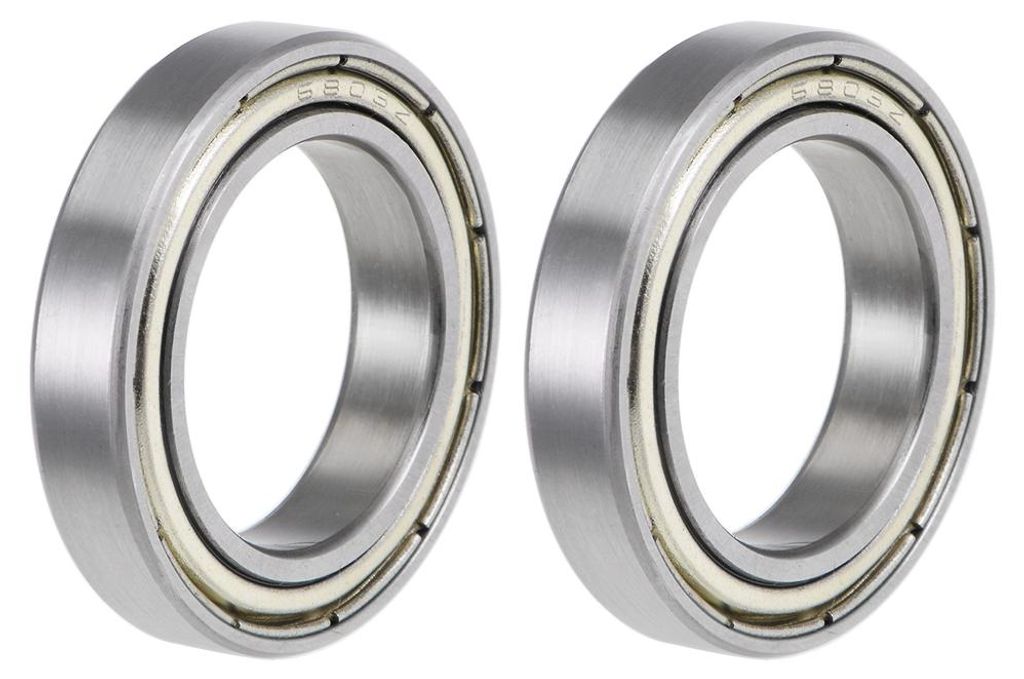 2St Rillen Kugellager 6803ZZ Z2 Doppelt Geschirmt Kohlenstoffstahl 17mm X 26mm X 5mm