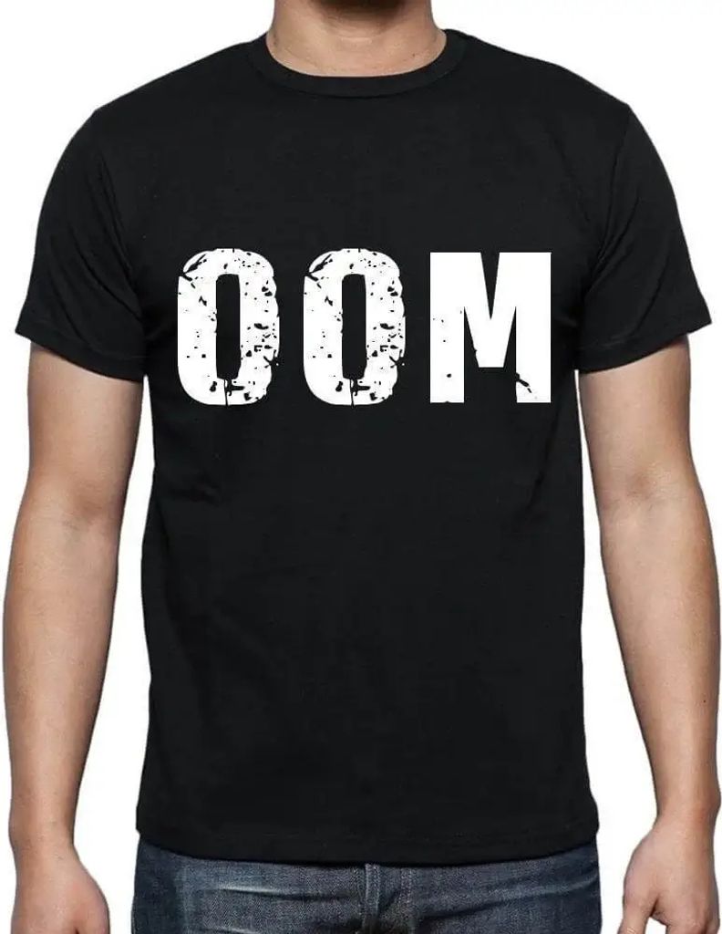 Herren Grafik T-Shirt Oom Öko-Verantwortlich Vintage Jahrgang Kurzarm Lustige Druck Geburtstag Geschenk Mann