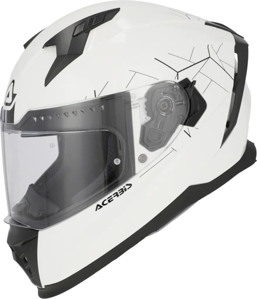 Casque intégral anti-buée ACERBIS X-Way Solid blanc brillant XL