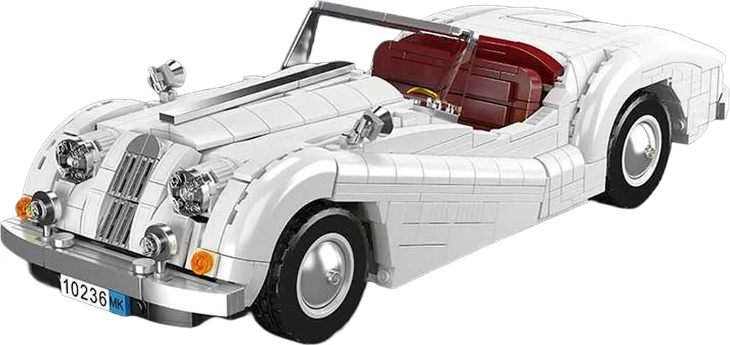 Construisez votre Rêve Auto : XK140 Cabriolet Mould King 10236 sans Défauts