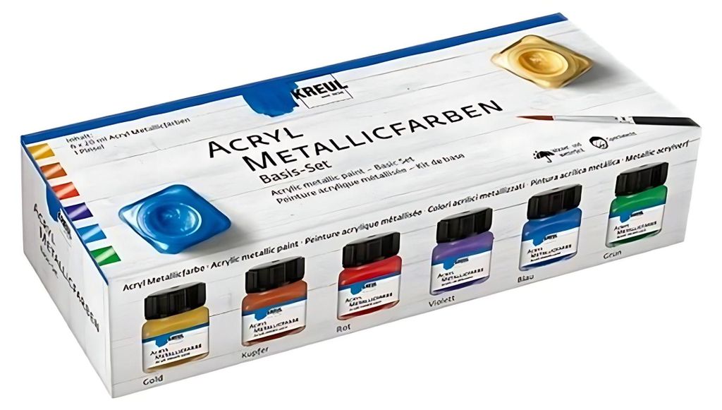 KREUL 77600, Blau, Kupfer, Gold, Grün, Rot, Violett, Produktbild 