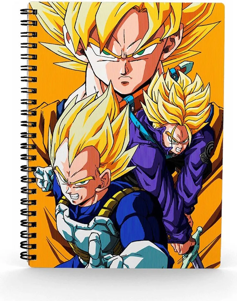 Carnet Dragon Ball Z 3D : Le Cadeau Idéal pour Fan de Manga Saiyans