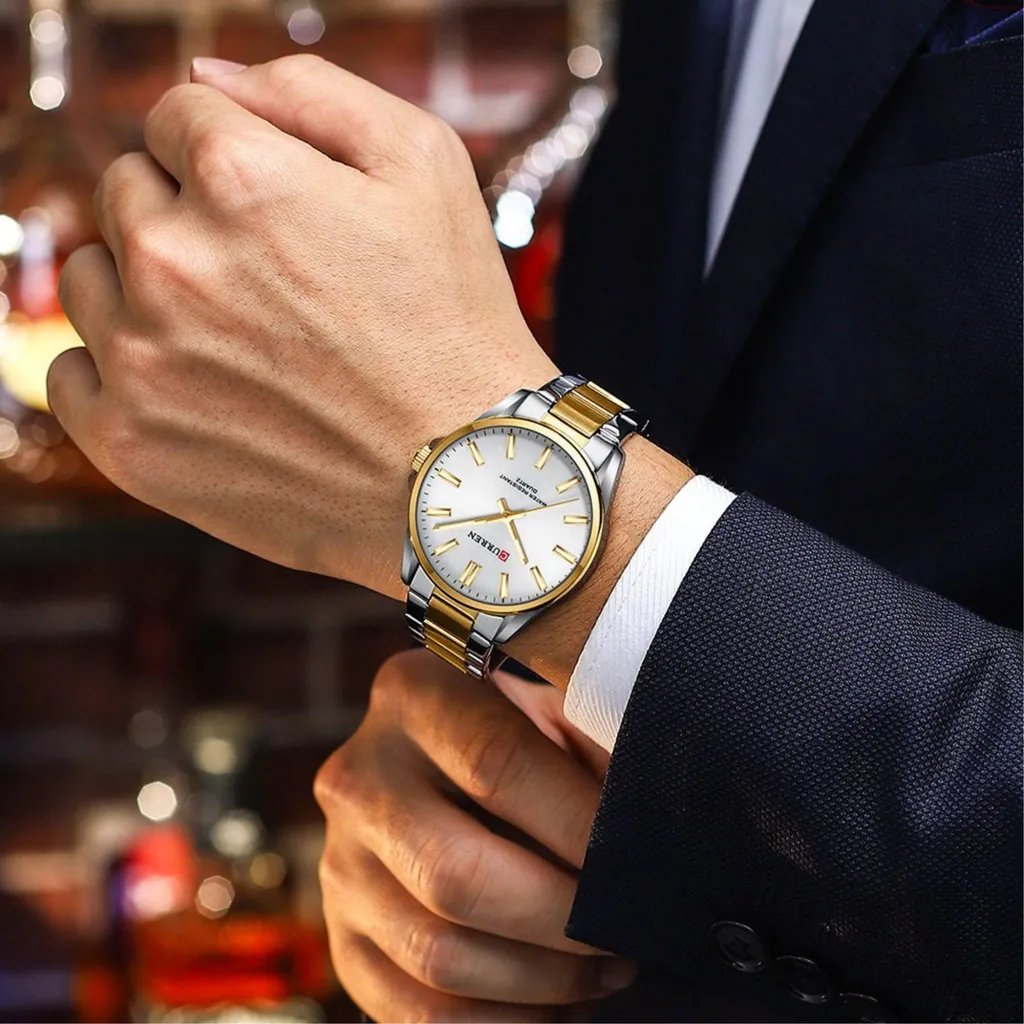 Montre Curren 9090G Anti-Rayures - Une Montre Durable et Précise au Quotidien