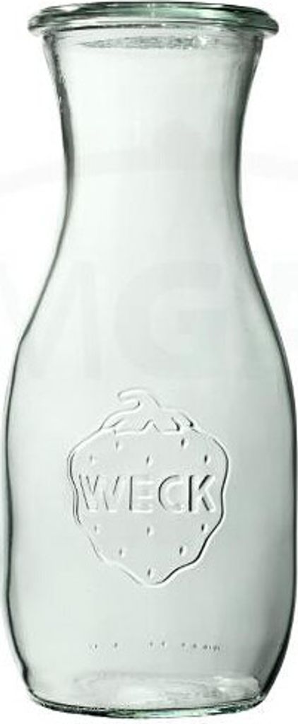 WECK Saftflaschen, Flasche ohne Deckel, 530 ml (6 Stück) Produktbild 