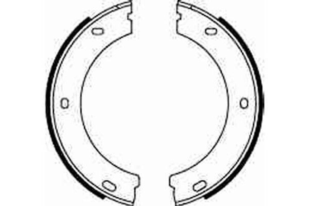 Trw Bremsbackensatz, Feststellbremse Hinterachse GS8547