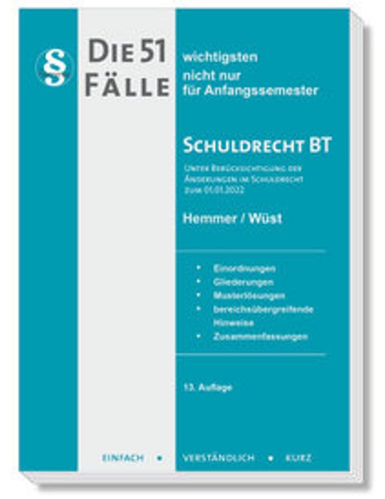 Die 51 Fälle Schuldrecht BT
