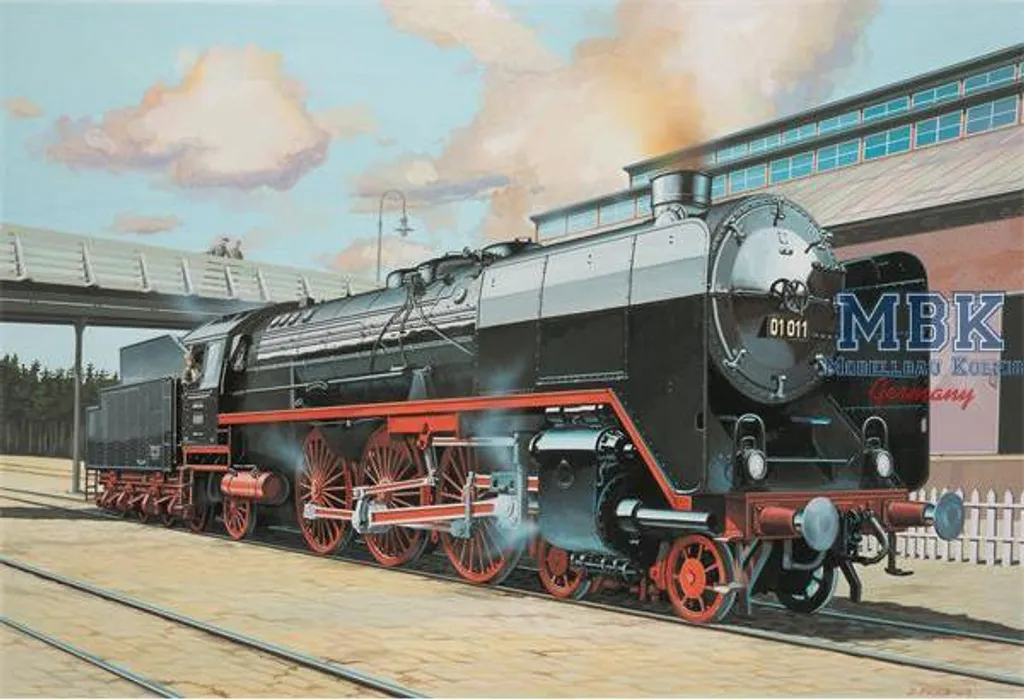 Maquette de Locomotive pour trains rapides BR 01 et Tender Revell - 5