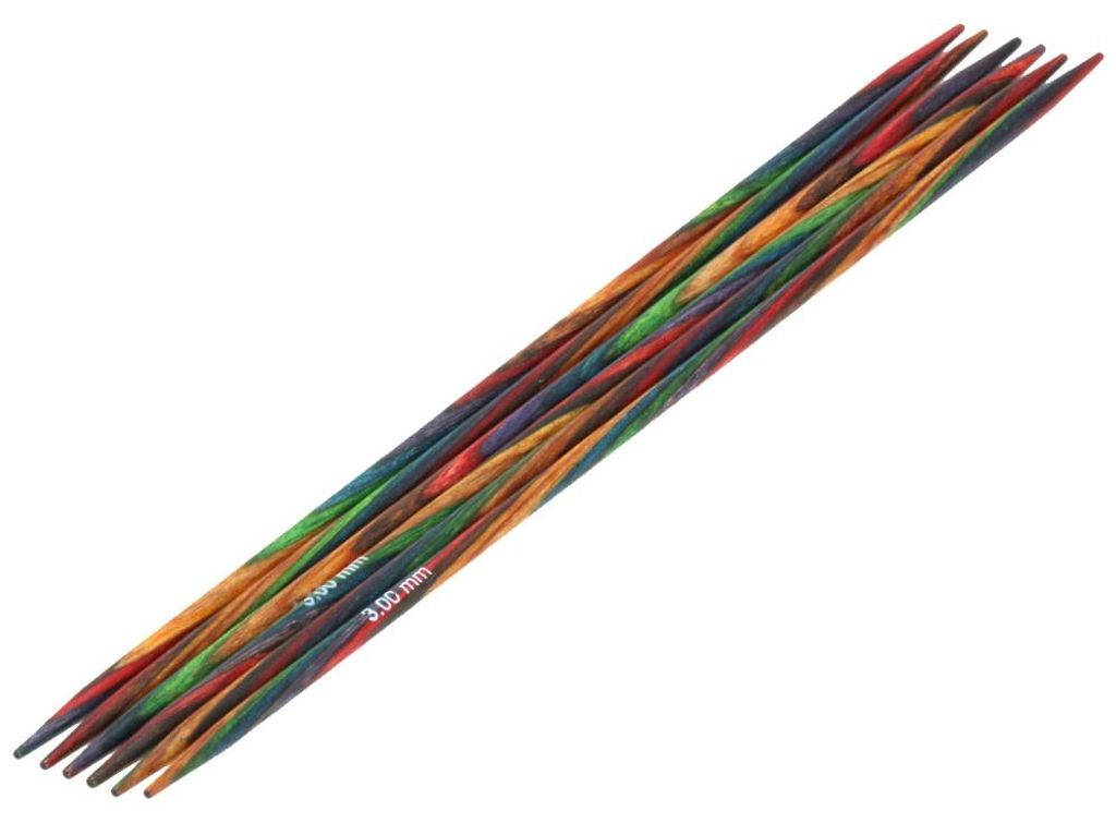 Lana Grossa Nadelspiel Strumpfstricknadeln Design-Holz Produktbild 