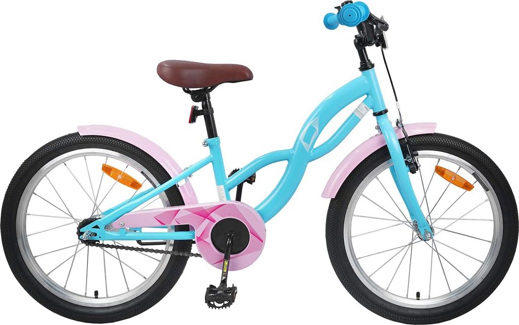 Kinderfahrrad 20 Zoll für 6-11 Jahre alt Himmelblau