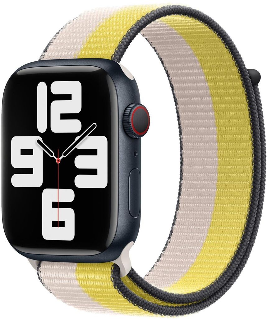 Apple MN5T3ZM/A Intelligentes tragbares Accessoire Band Beige, Schwarz, Gelb Nylon