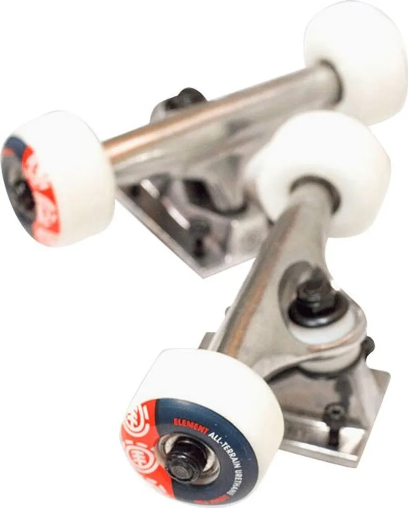 Element Trucks Skateboard 5.2 pouces Argent - Set de Component Bundle