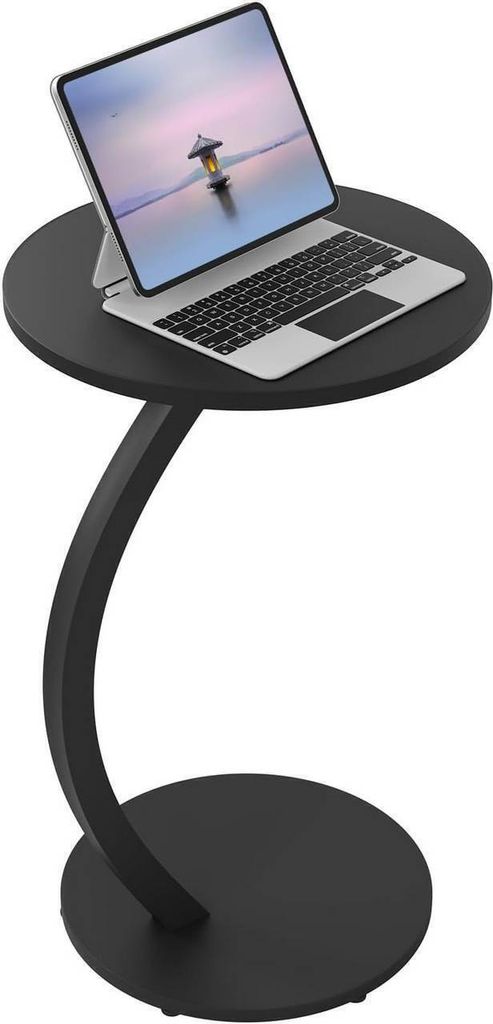 WOLTU Beistelltisch C Form, Sofatisch rund, Metallgestell Produktbild 