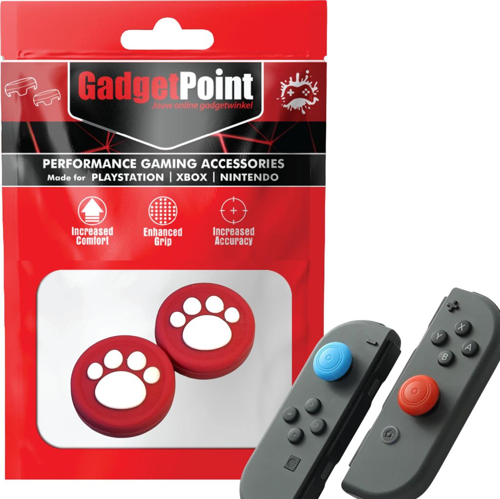 Thumbgrips - Thumb Grips voor Nintendo Switch Joy-Con Controllers - Gaming Thumbgrips - Performance Anti-Slip Thumbsticks - Bescherming Accessoires...