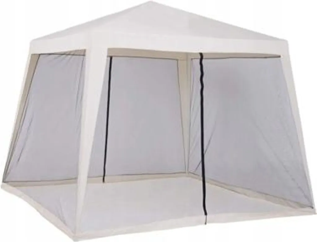 Pavillon de jardin anti-moustique blanc 3x3 G1015 stable
