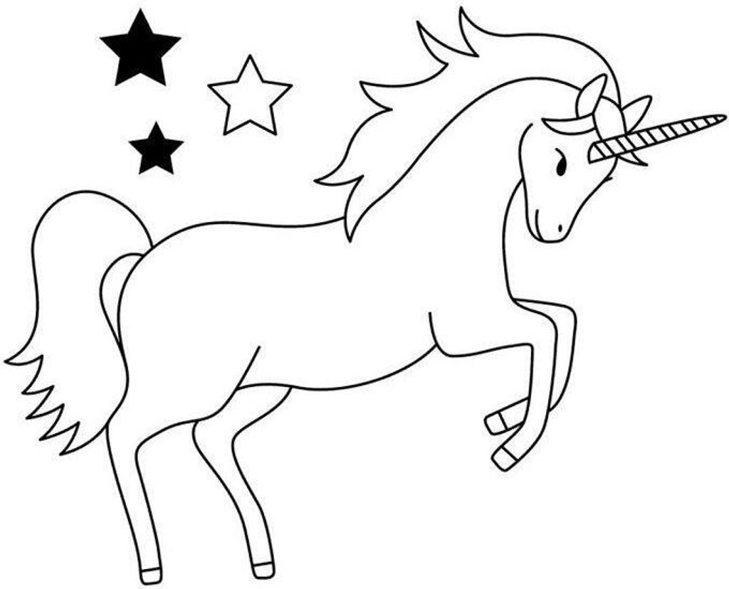 Holzstempel - Einhorn