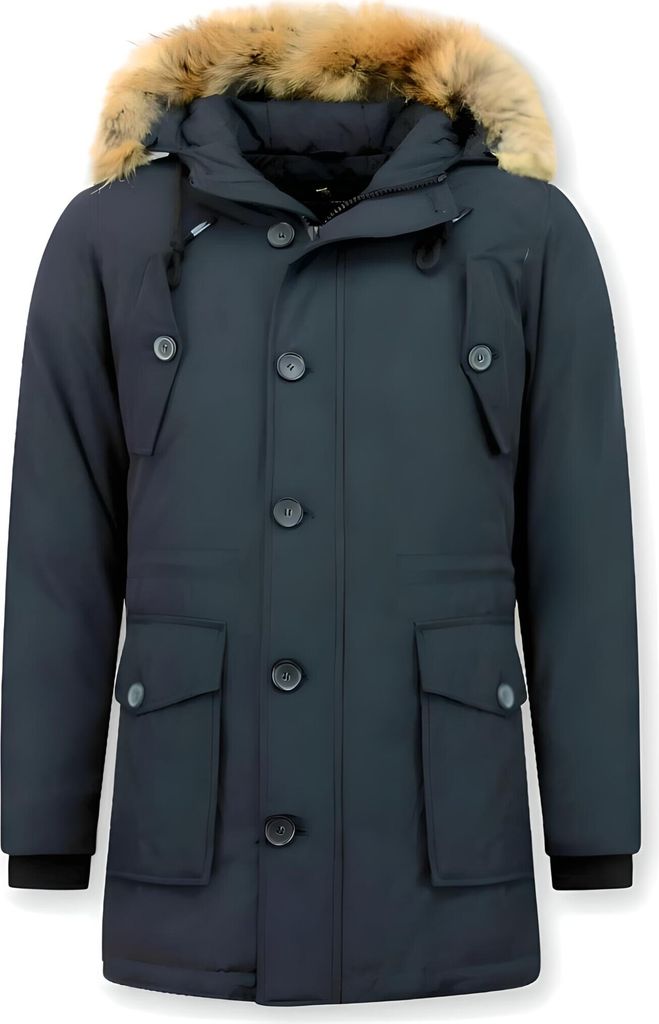 Winterjacken Mit Pelz Parka - XL