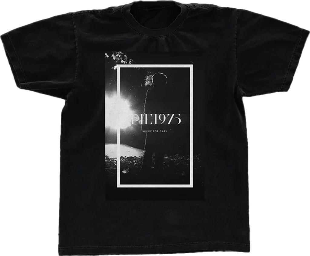 The 1975 - "Music For Cars" T-Shirt für Herren/Damen Uni RO9608 (M) (Schwarz/Weiß)