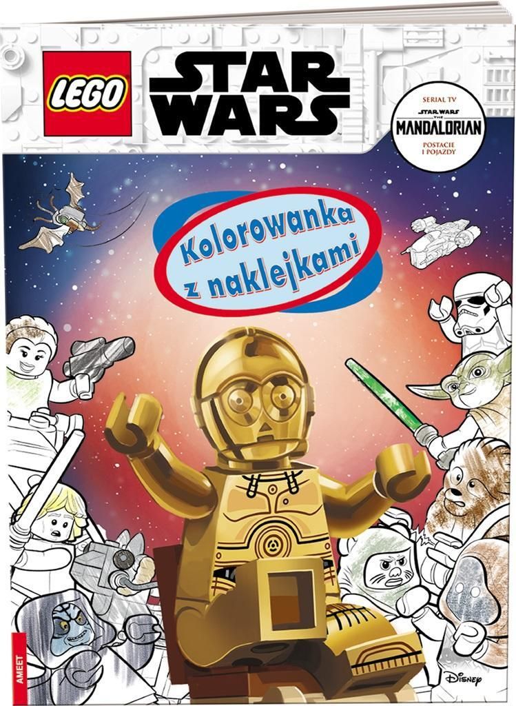 LEGO Star Wars Malbuch mit Stickern Sammelausgabe (Buch auf Polnisch)
