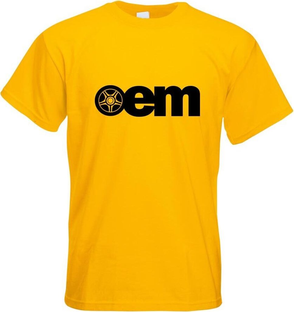 Kiwistar - T-Shirt - gelb - OEM Style Herren Funshirt Bedruckt Design Sprüche Spruch Motive - mit Motiv Bedruckt - Funshirt Design - Sport - Freiz...