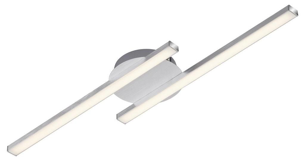 LED stropní svítidlo Frame, lustr, teplá bílá, stříbrná Obrázek produktu 