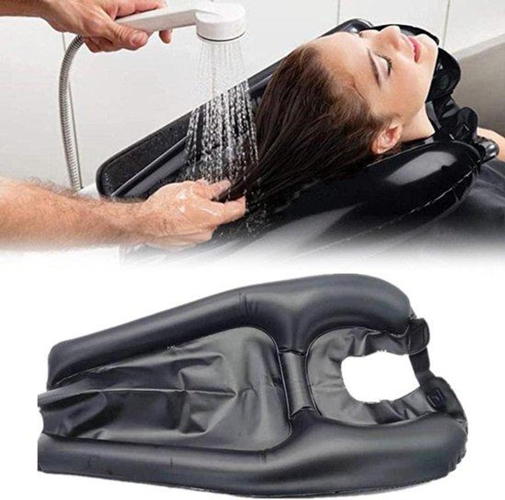 Portables Waschbecken für Haare waschen im Bett oder Rollstuhl