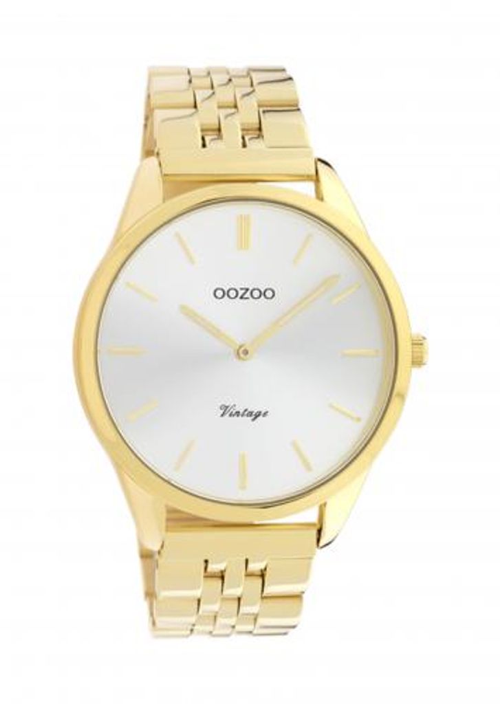 Oozoo Armbanduhr gold Metall shine Timepieces Damen Analog-Quarzuhr UOC9986A