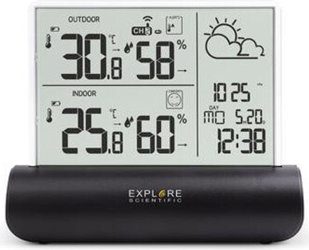 Explore Scientific WSH4501 Schwarz LCD