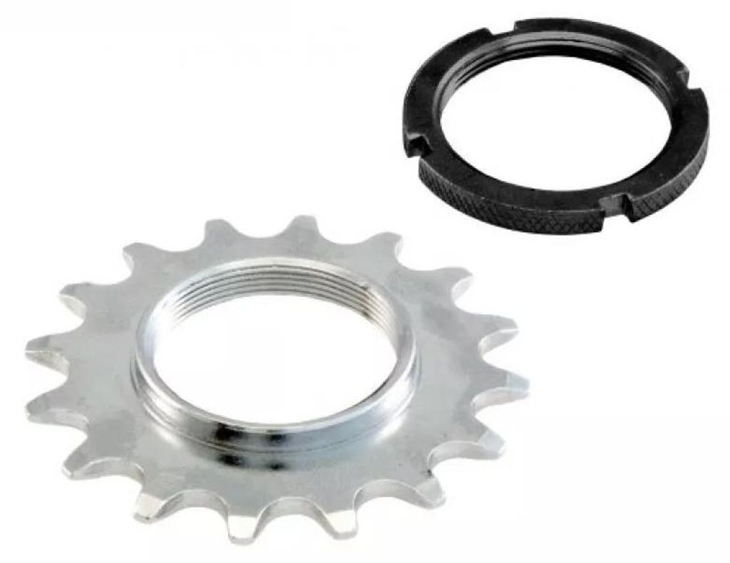 Zahnkranz 18 Zähne 1/2 x 1/8 Gewinde mit Verschlussring