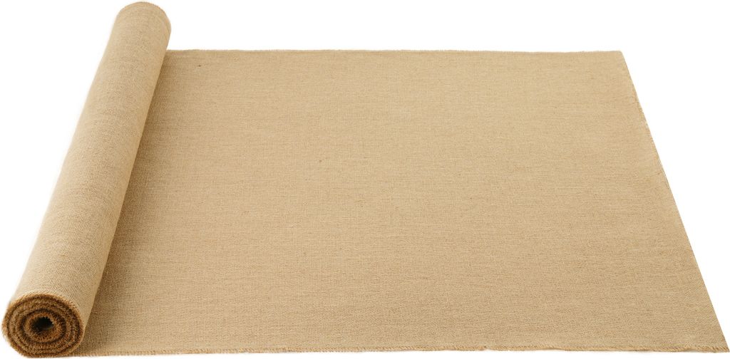 VEVOR Natürliche Jute-Sackleinen-Rolle, 40" x 30 ft & 50 x 50 hohe Dichte, breit für Heimwerkerarbeiten, Dekorationen, Hochzeiten, Gartenarbeit