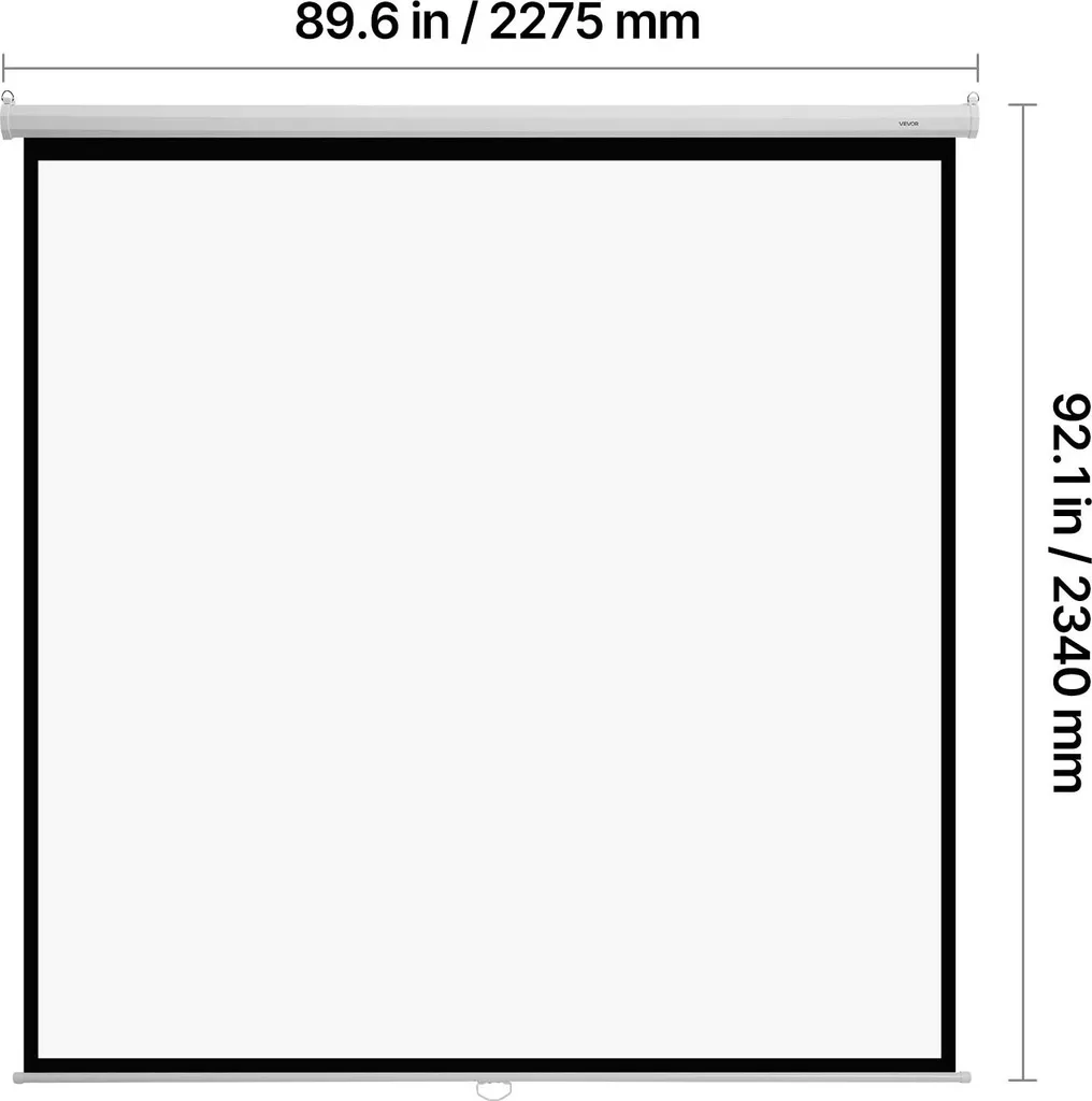 Écran de projection pour vidéoprojecteur idéal Home Cinéma et salon 4K