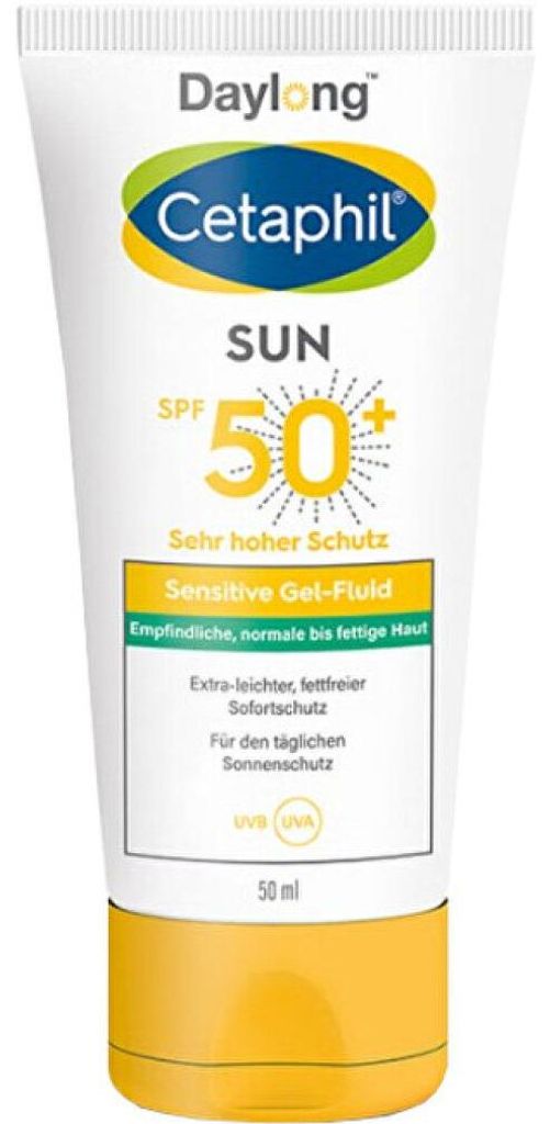 Sunscreen gel fluid for sensitive SPF 50+ Cetaphil Sun 50ml Produktbild 