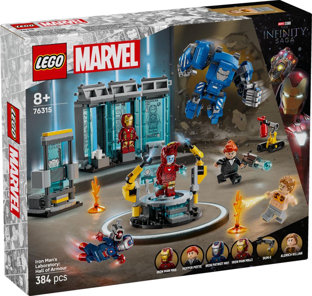 LEGO Iron Man a jeho laboratórium: Sieň brnenia, Obrázok produktu 