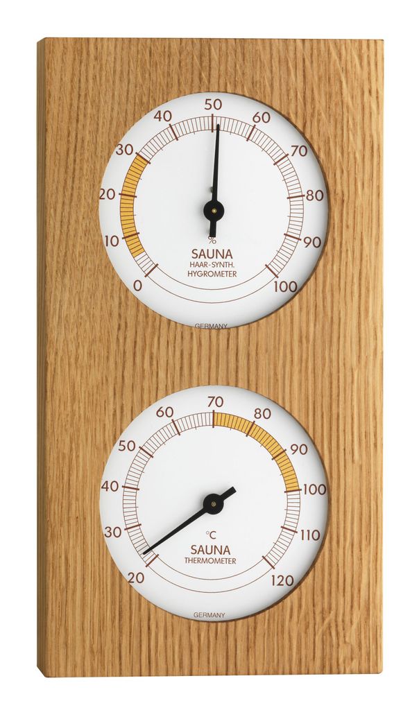TFA - Analoges Sauna-Thermo-Hygrometer 40.1052.01 - natur Obrázek produktu 