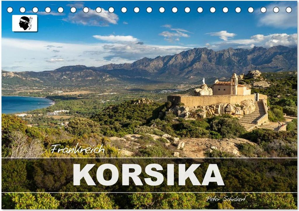 Frankreich - Korsika (Tischkalender 2027 DIN A5 quer), CALVENDO Monatskalender