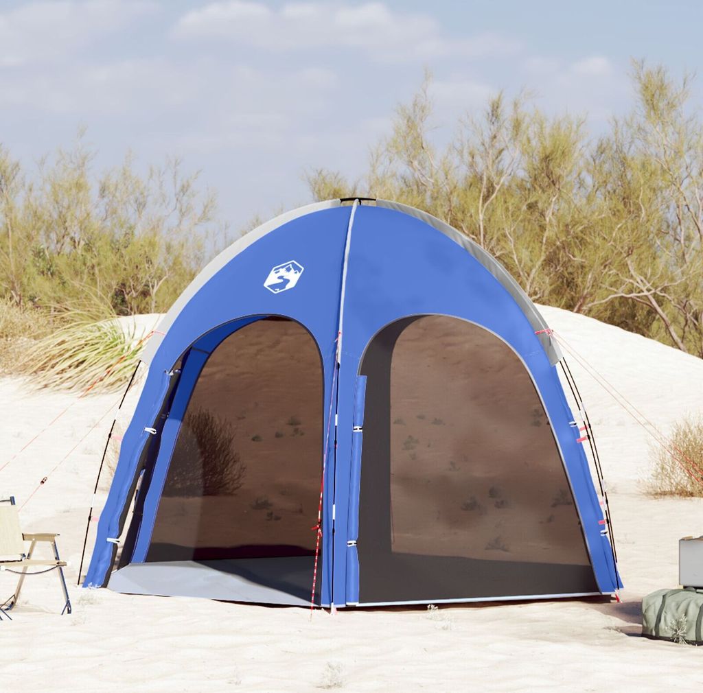 Möbel Poolzelt in Azurblau 366 x 305 cm, wasserdicht - Campingzelte 4100652
