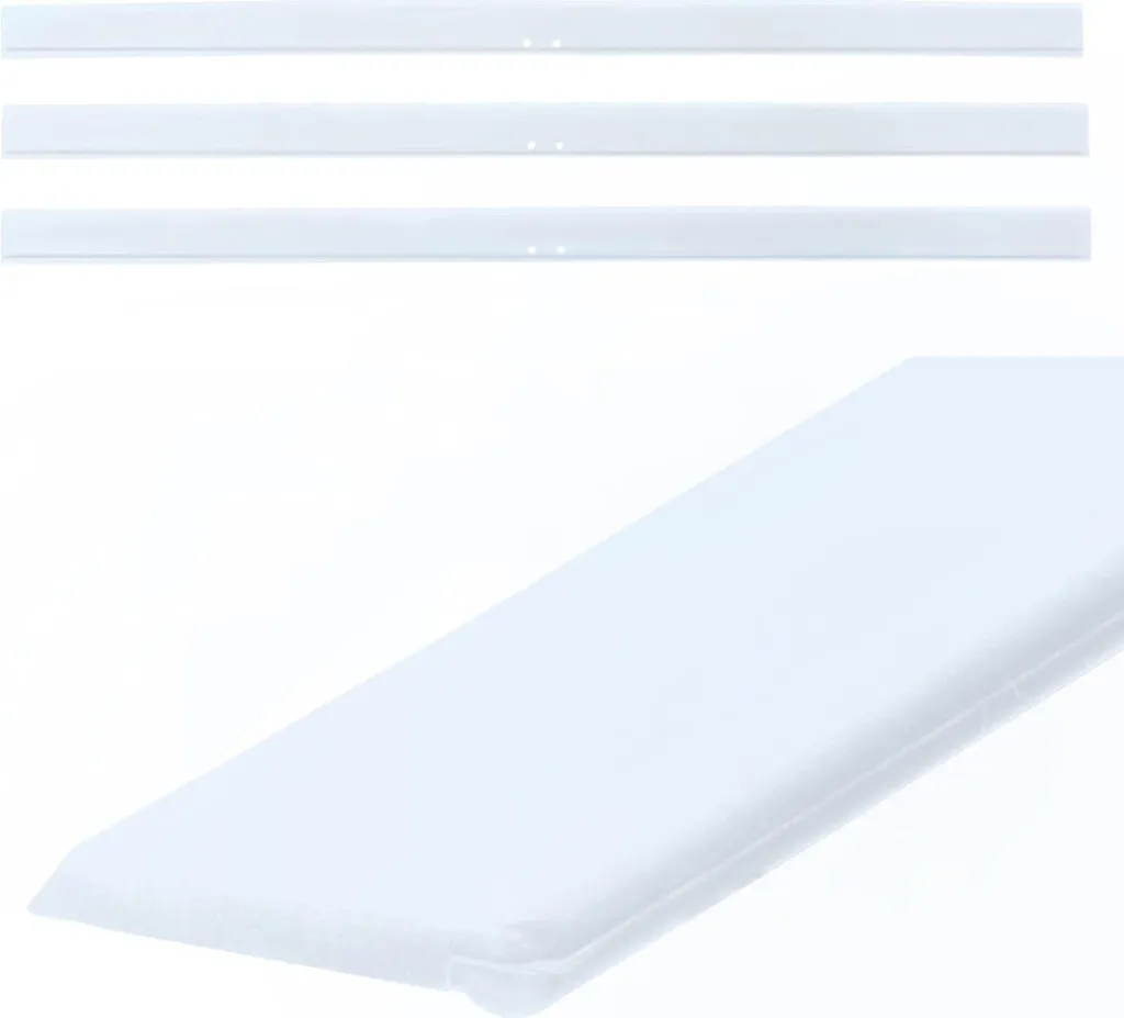 Lèvre de remplacement pour raclette de vitre en silicone blanc 45cm